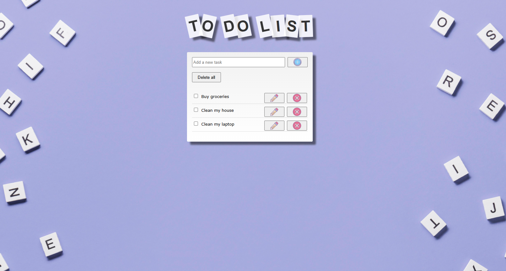 Todo App Screenshot